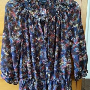 WOMENS BLOUSE • BANANA REPUBLIC • MEDIUM • 3/4 SLEEVE